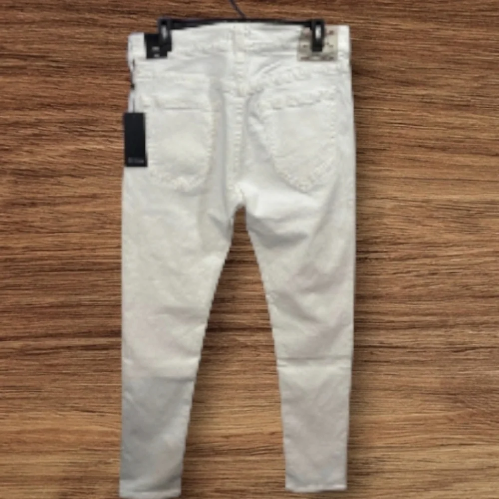True Religion Rocco Relaxed Men's Skinny White Jeans